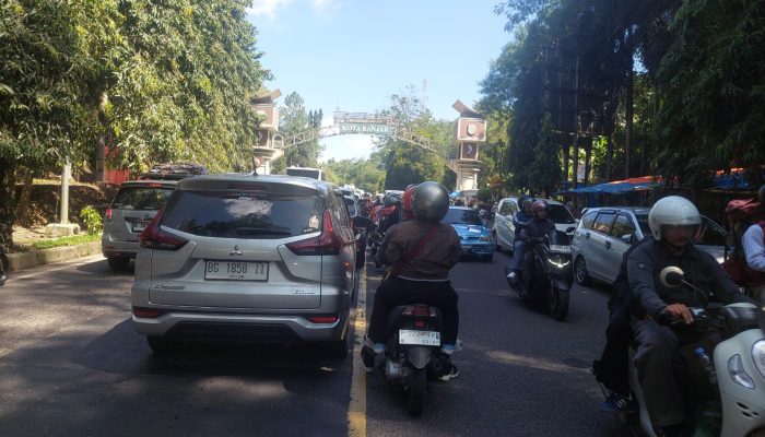 H+2 Lebaran 2026, Arus Lalin Banjar Menuju Ciamis Macet Panjang