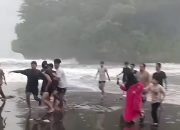Liburan Berakhir Petaka, Perempuan Asal Garut Tewas di Pantai Madasari