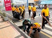 Walkot dan Kapolres Banjar Pimpin Aksi Bersih Kota