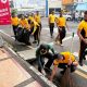 Walkot dan Kapolres Banjar Pimpin Aksi Bersih Kota