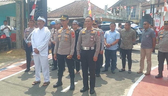 Desa Raharja Dinilai Polda Jabar, Kampung Tertib Lalu Lintas Siap Jadi Percontohan