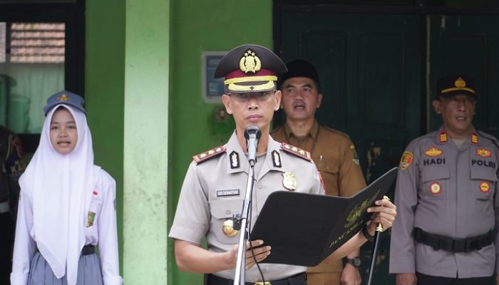 Dari Lapangan Sekolah, Kapolres Banjar Titip Pesan JAWARA kepada Generasi Muda
