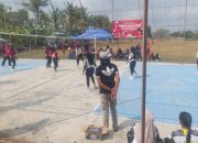Pendidikan Politik PDIP Jabar Dirangkaikan Senam dan Bola Voli Bersama Masyarakat Mekarharja