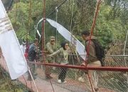 Baru Diresmikan Bupati Pangandaran, Jembatan Pongpet Langsung Patah