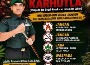 Kodim 0613/Ciamis Ajak Masyarakat Waspada dan Cegah Kebakaran Hutan dan Lahan