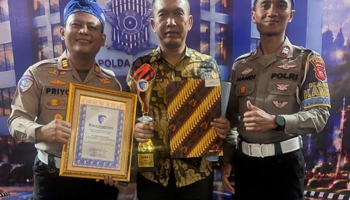 Satlantas Polres Banjar Raih Juara 1 Kampung Tertib Lalu Lintas Tingkat Polda Jabar