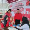 Stok Darah Jadi Perhatian, Wanoja Perjuangan dan PDI Perjuangan Banjar Gelar Donor