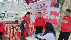 Stok Darah Jadi Perhatian, Wanoja Perjuangan dan PDI Perjuangan Banjar Gelar Donor