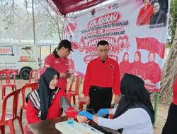 Stok Darah Jadi Perhatian, Wanoja Perjuangan dan PDI Perjuangan Banjar Gelar Donor