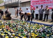 Operasi Antik Lodaya 2026, Polres Banjar Musnahkan 200 Dus Miras